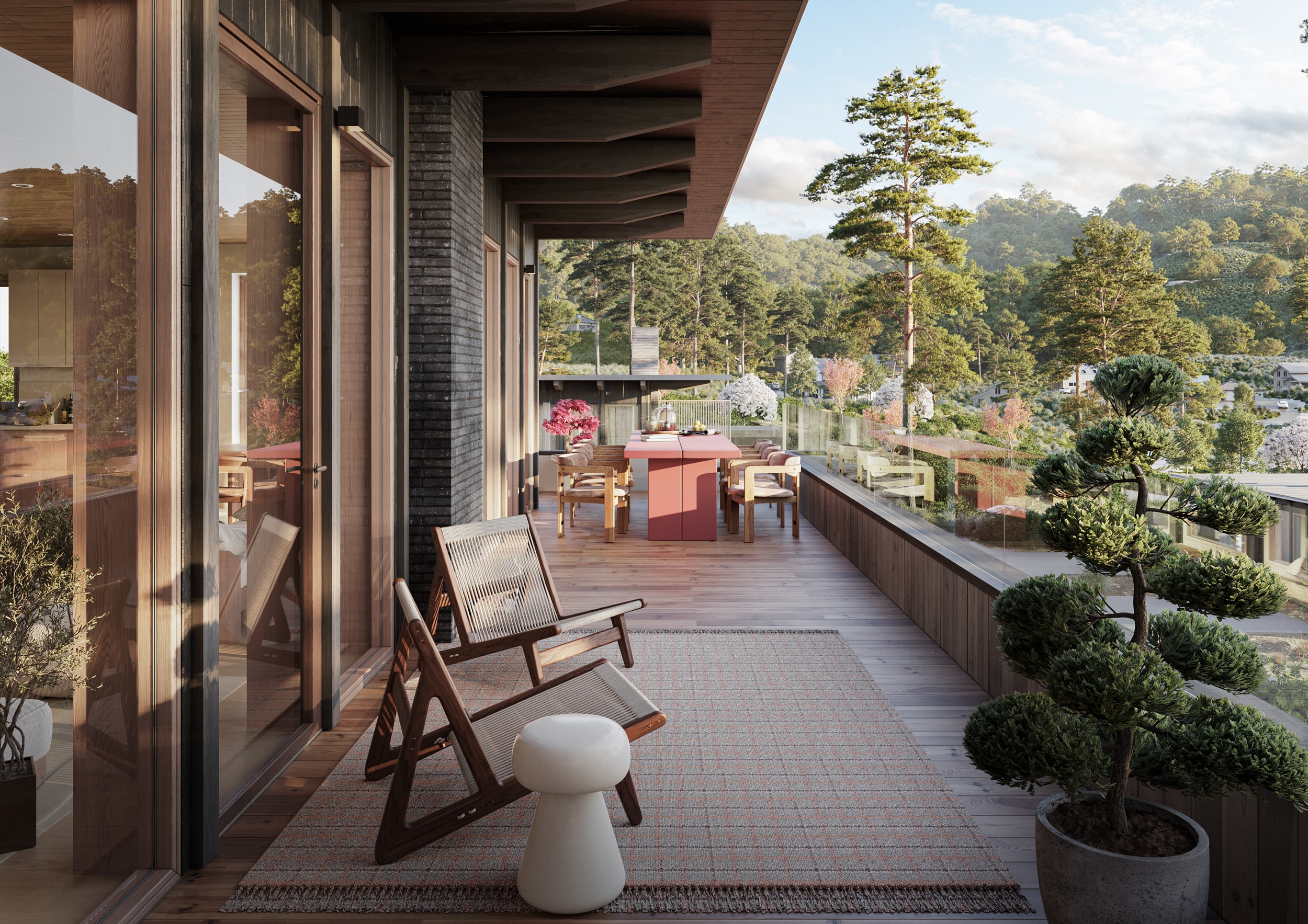 Utsikt från terrass Utsikt från terrass